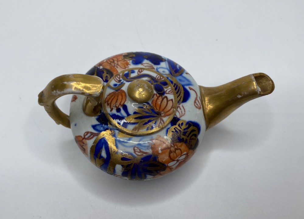 Masons Ironstone miniature teapot, c. 1810. View VI