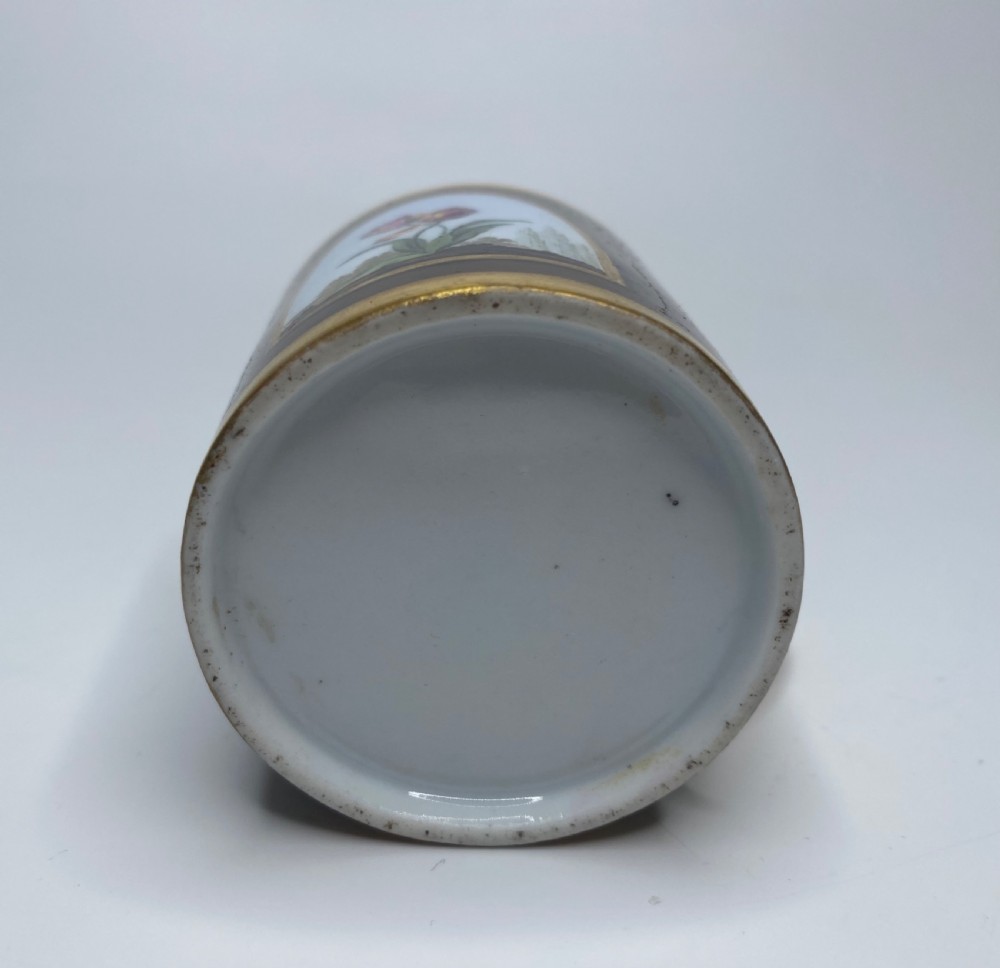 Paris porcelain coffee can & saucer, c. 1810. View XIV