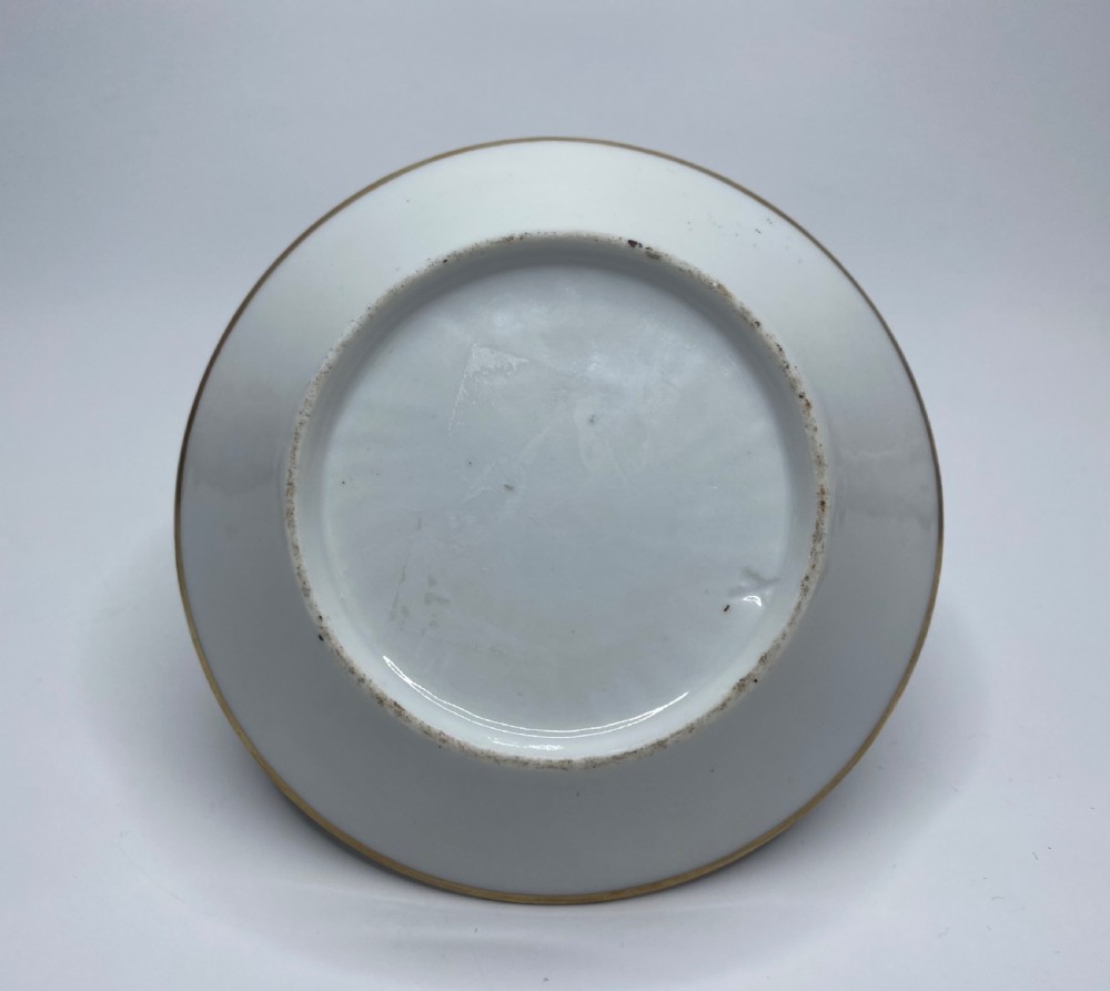Paris porcelain coffee can & saucer, c. 1810. View XV