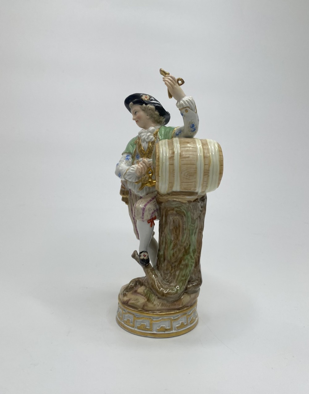 Meissen porcelain Vintner & Companion, c. 1870. View V