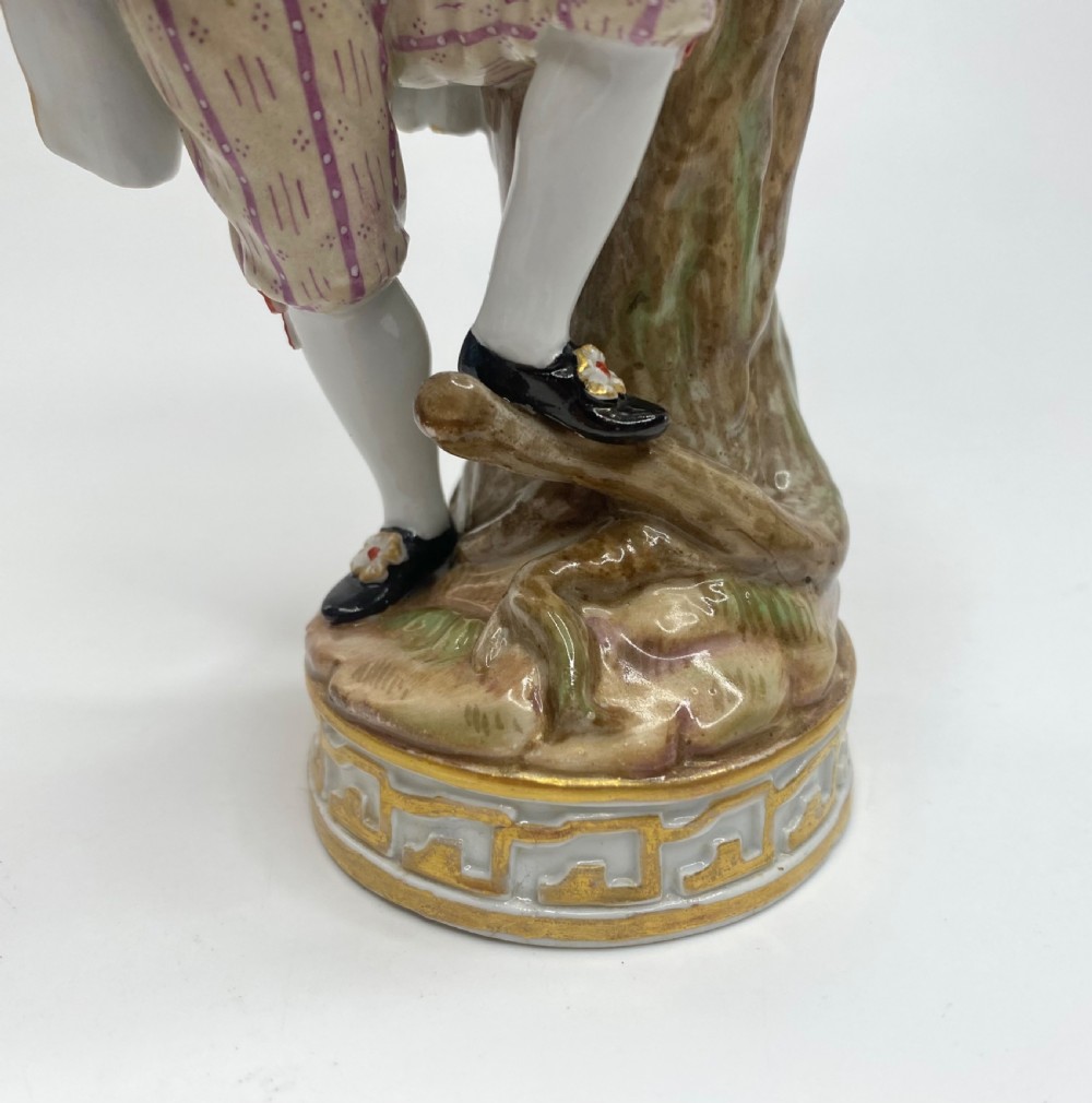 Meissen porcelain Vintner & Companion, c. 1870. View VIII
