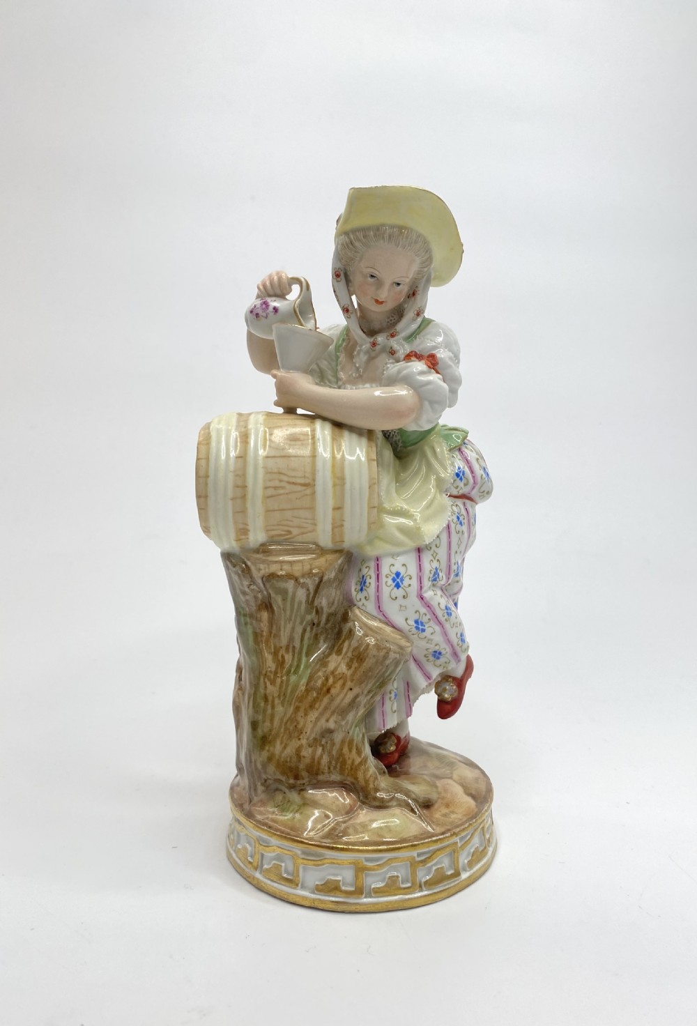 Meissen porcelain Vintner & Companion, c. 1870. View X