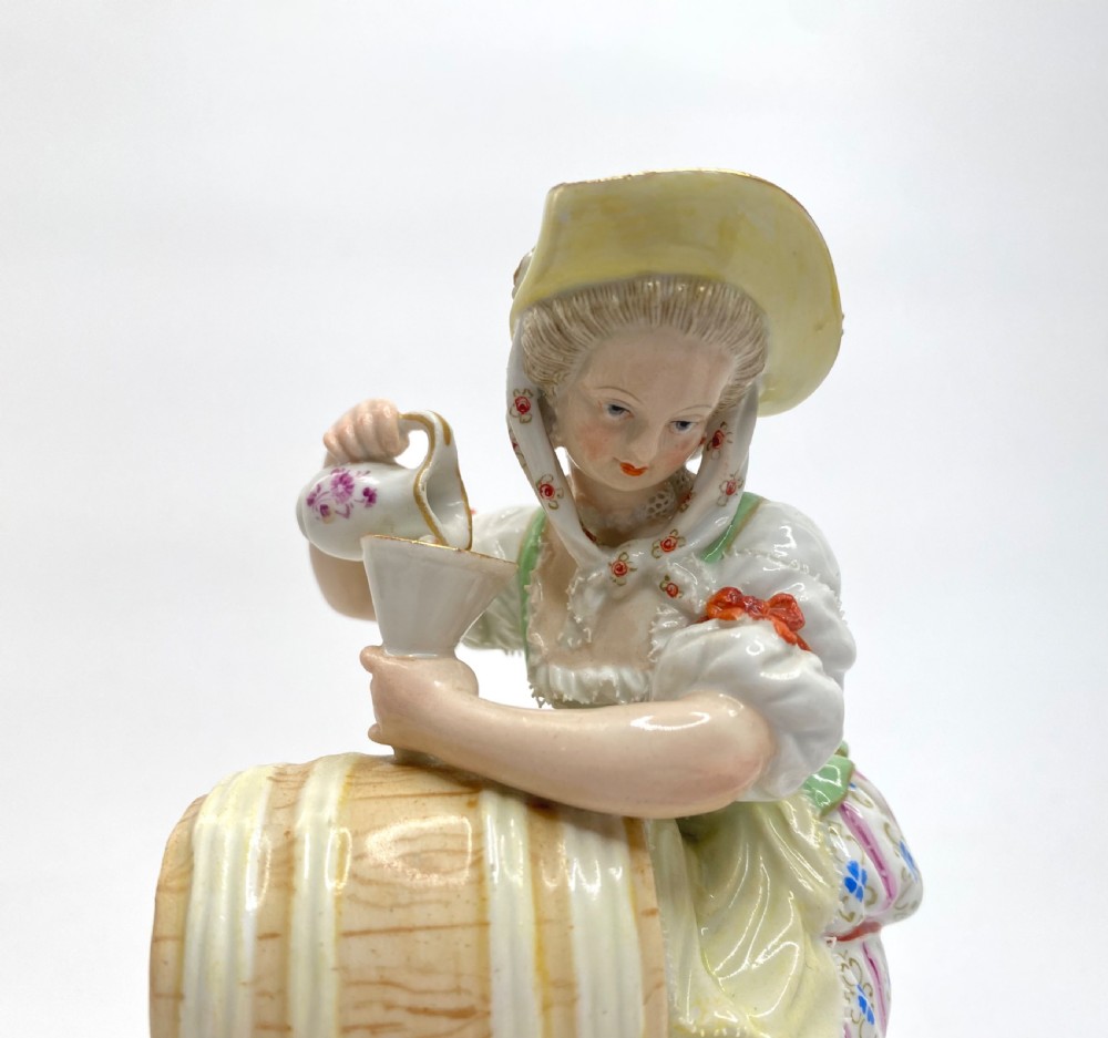 Meissen porcelain Vintner & Companion, c. 1870. View XI