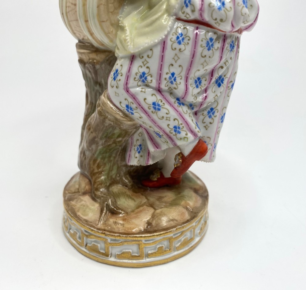 Meissen porcelain Vintner & Companion, c. 1870. View XV