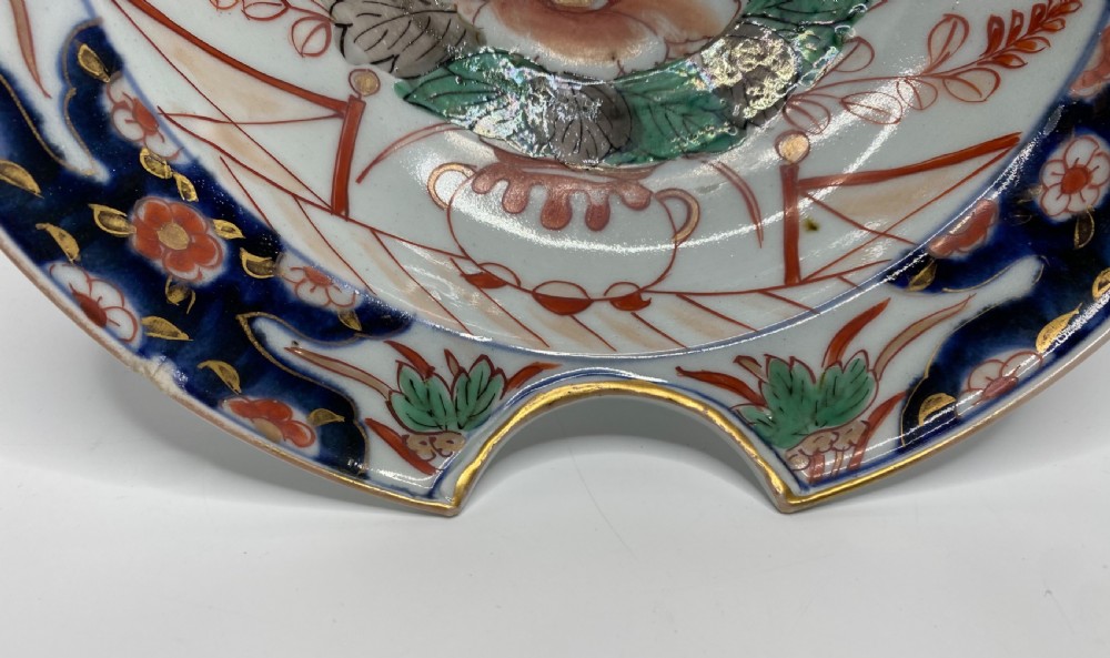 Imari porcelain barbers bowl, c. 1700. Edo Period. View IV
