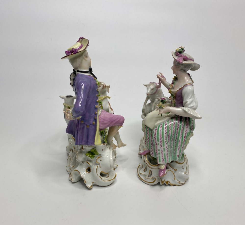 Meissen shepherd and shepherdess, c. 1765 - 1775. View IV