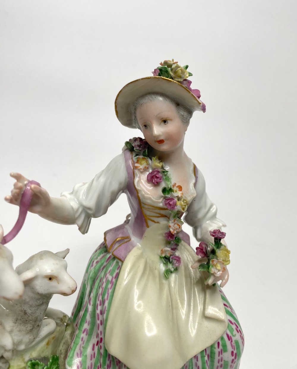Meissen shepherd and shepherdess, c. 1765 - 1775. View V