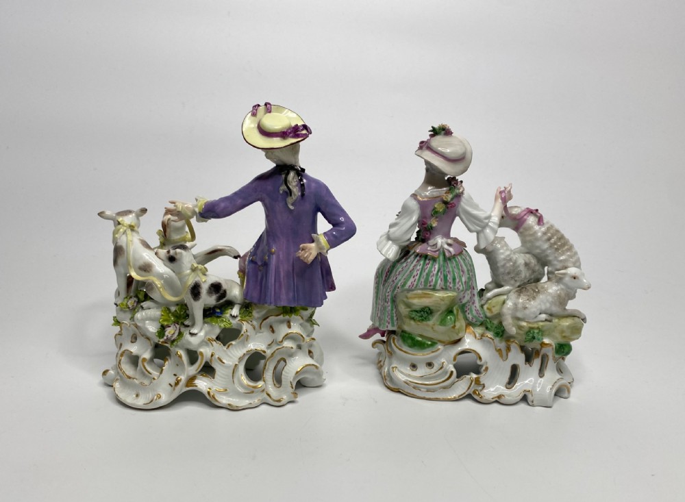 Meissen shepherd and shepherdess, c. 1765 - 1775. View VI
