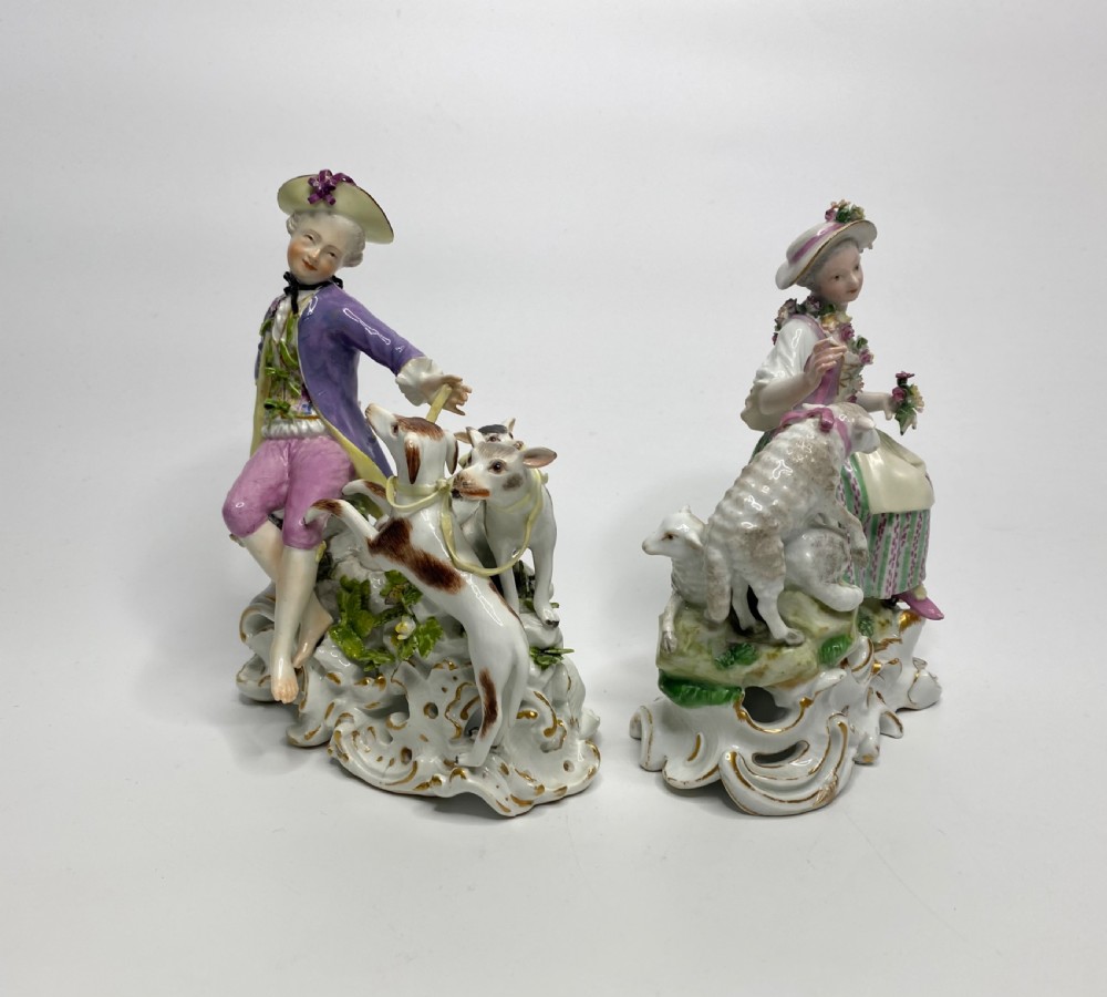 Meissen shepherd and shepherdess, c. 1765 - 1775. View VII