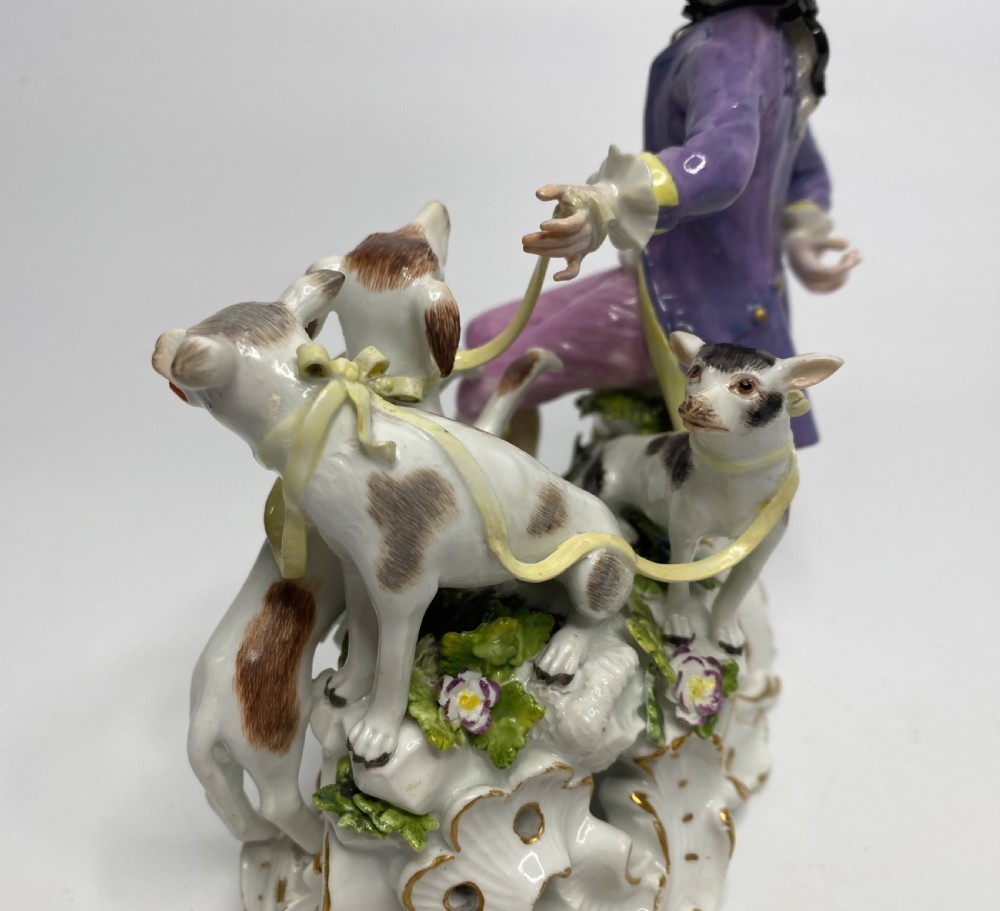 Meissen shepherd and shepherdess, c. 1765 - 1775. View X