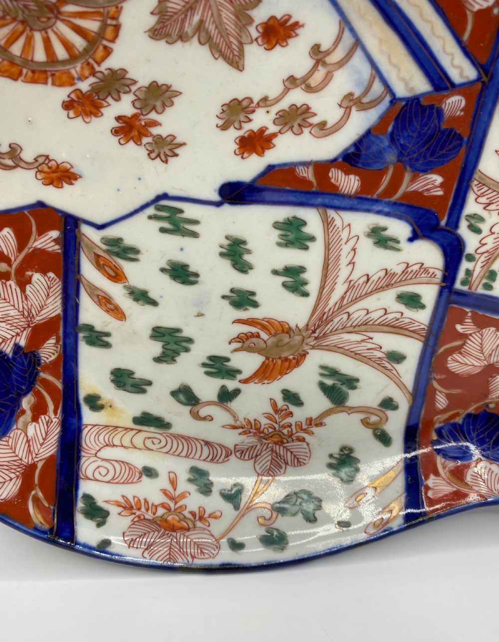 Imari gourd shaped dish, Japan, Meiji Period. View IV