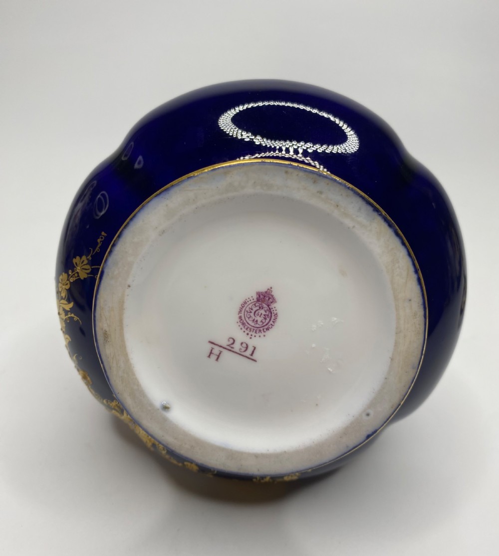 Royal Worcester pot pourri. Fruit. Richard Sebright, d. 1913. View X