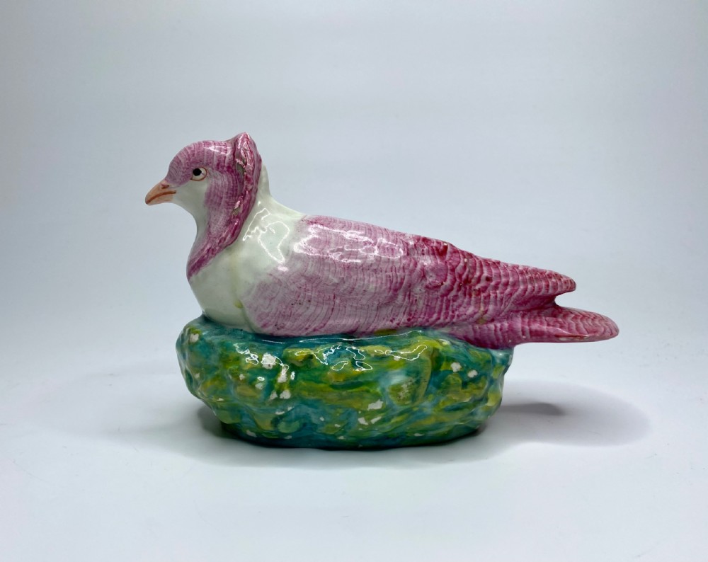 Enoch Wood pottery Dove on nest, c. 1820.