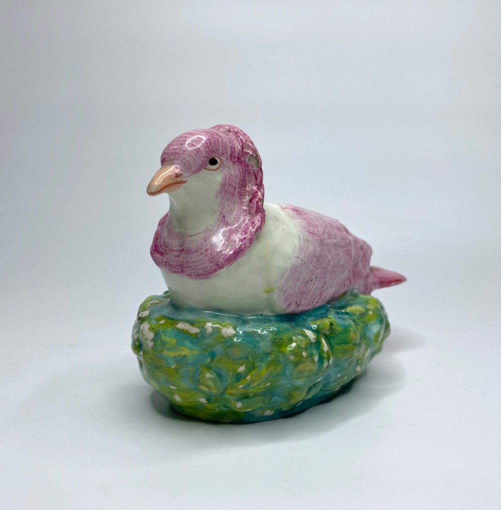 Enoch Wood pottery Dove on nest, c. 1820. View II