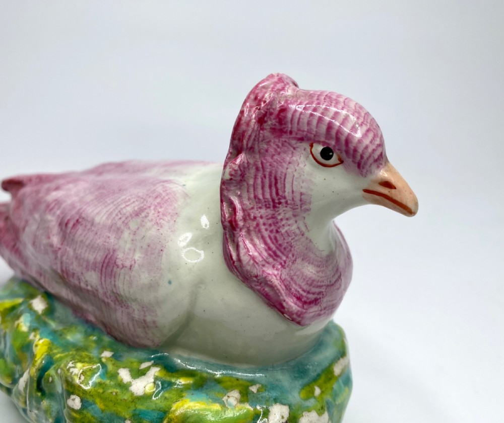 Enoch Wood pottery Dove on nest, c. 1820. View V