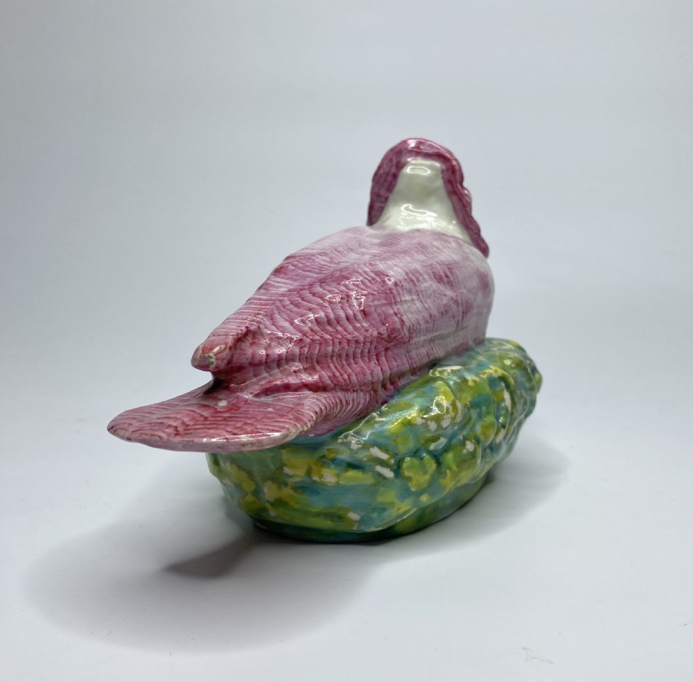 Enoch Wood pottery Dove on nest, c. 1820. View VI