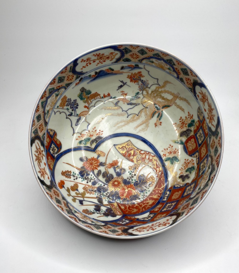 Imari porcelain bowl, c. 1890, Meiji Period. View III