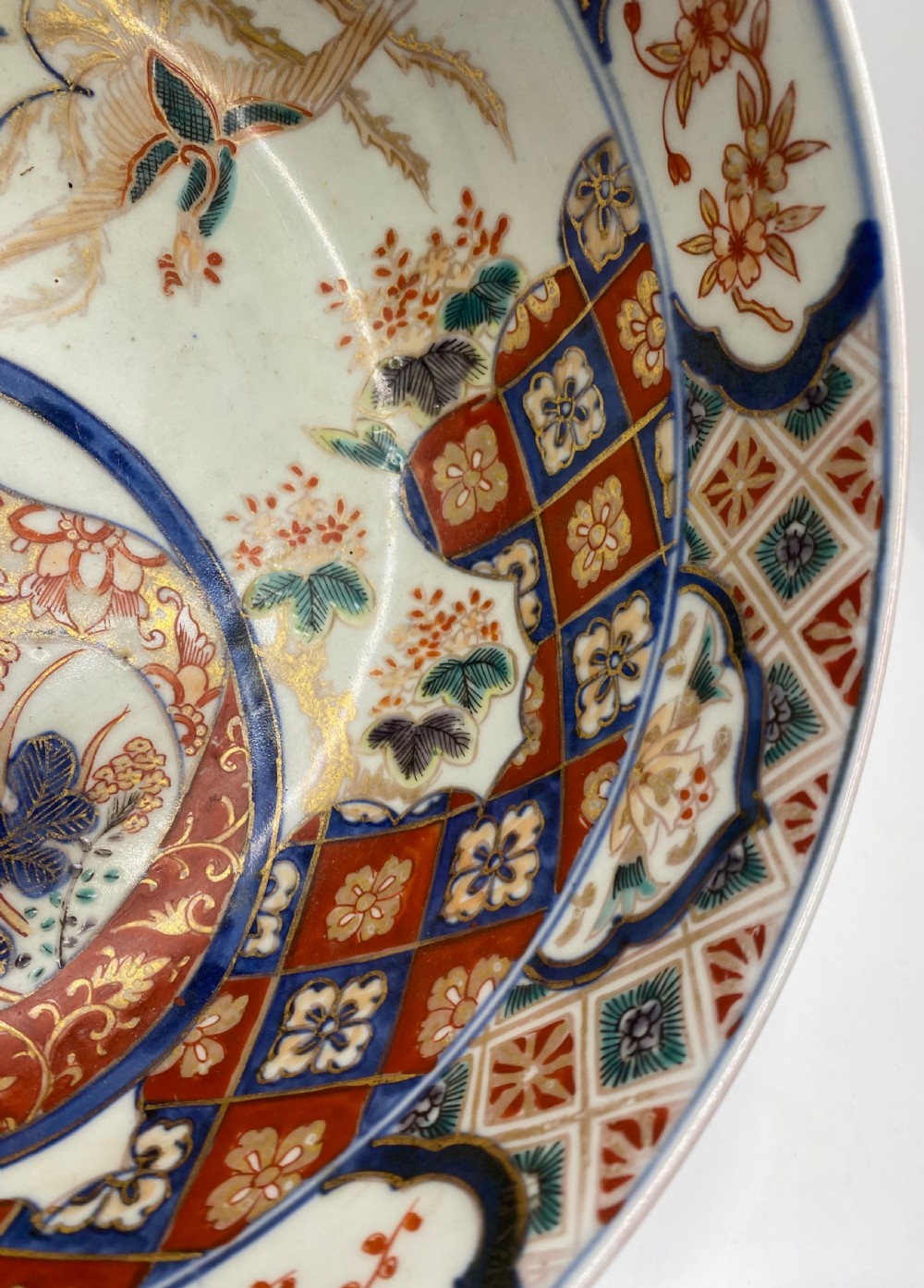 Imari porcelain bowl, c. 1890, Meiji Period. View VI