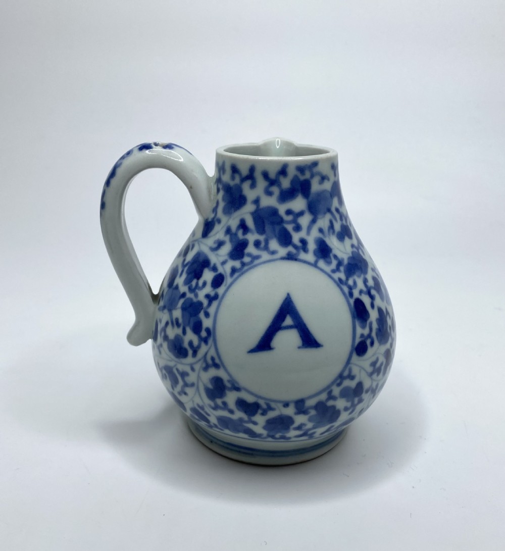 Arita oil and vinegar ewers, c. 1700, Genroku Period. View IV