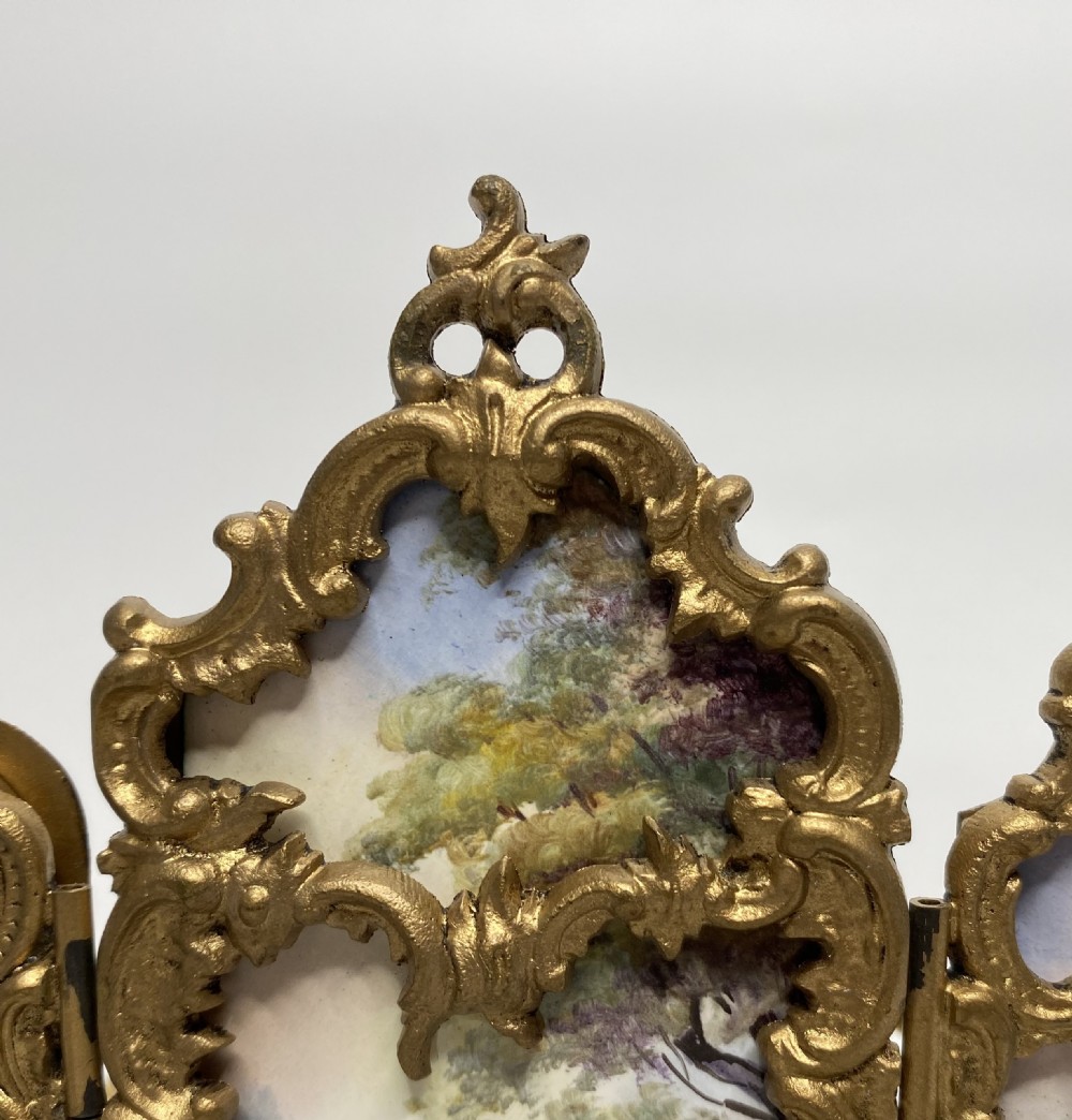 Viennese enamel screen, c. 1900. View IV