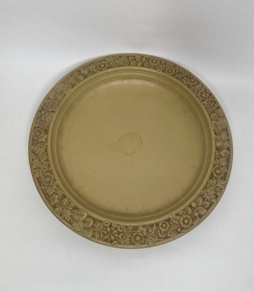 Drabware Stilton cheese dome & stand, c. 1840. View V