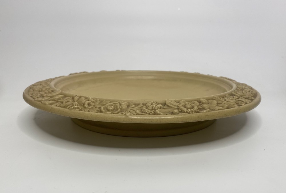 Drabware Stilton cheese dome & stand, c. 1840. View VI
