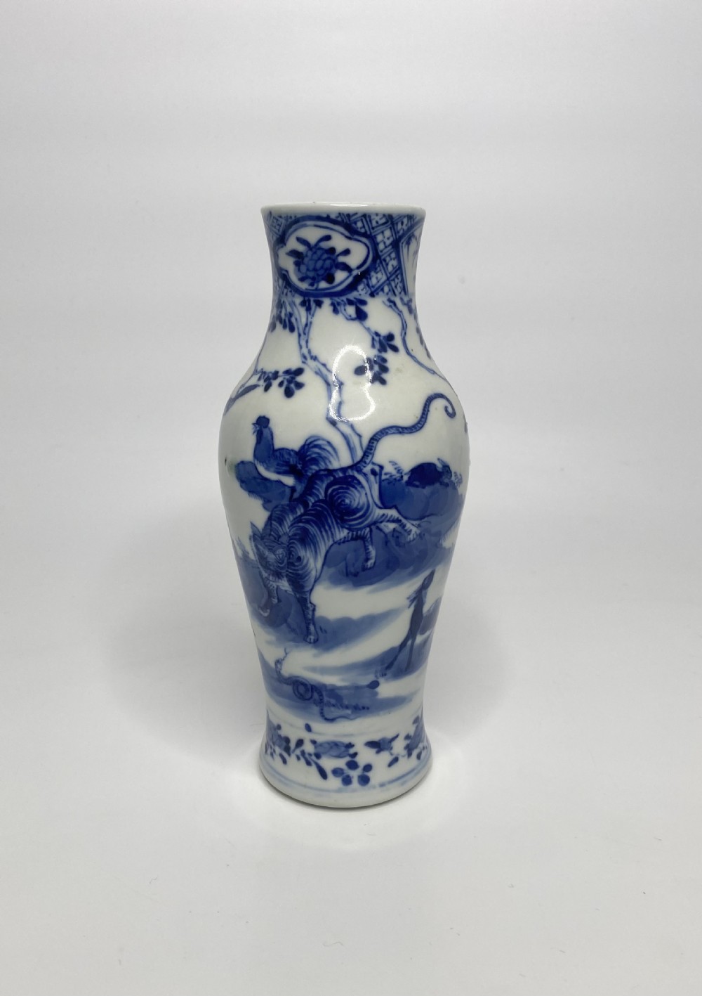Chinese porcelain Zodiac vase, c. 1880, Qing Dynasty.
