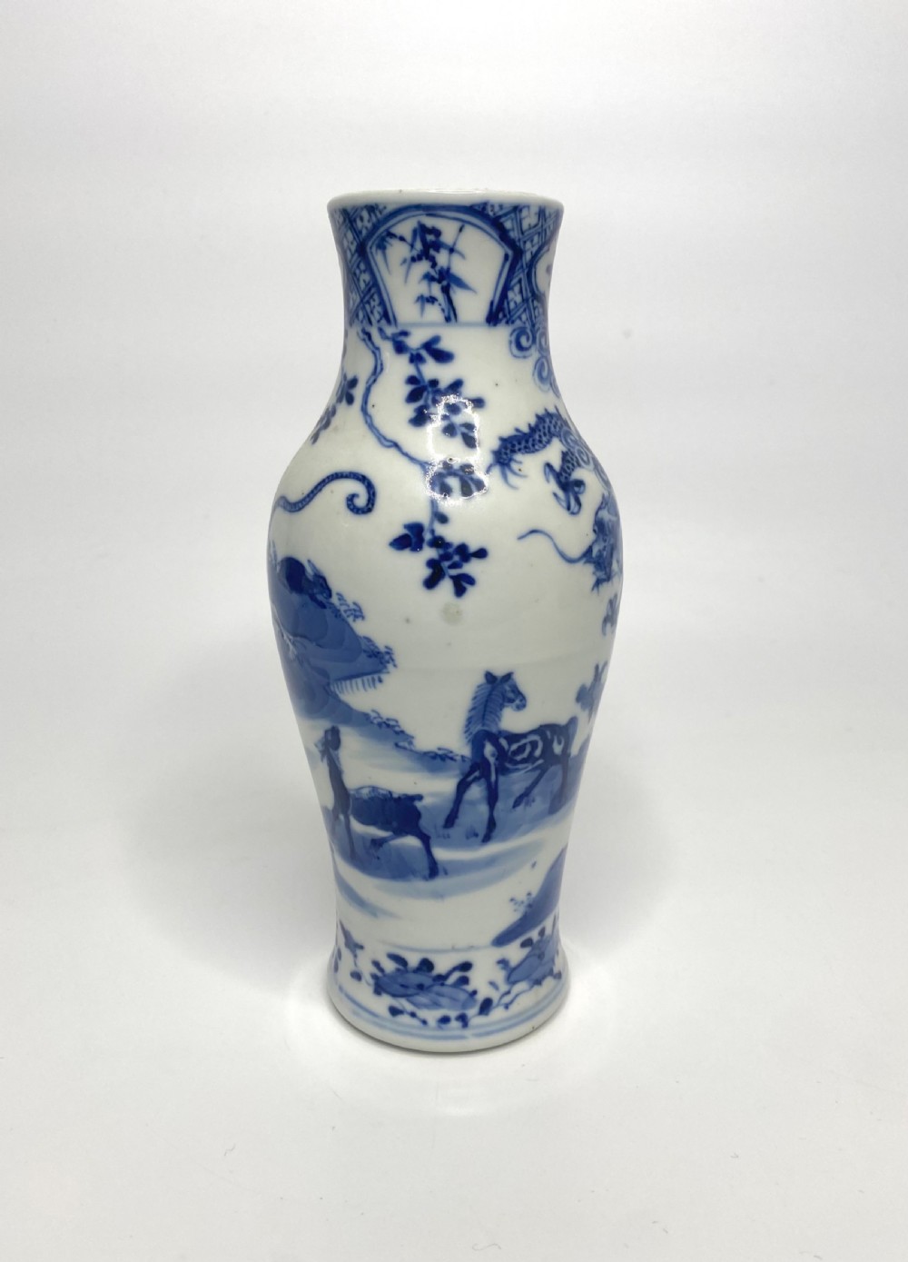 Chinese porcelain Zodiac vase, c. 1880, Qing Dynasty. View II