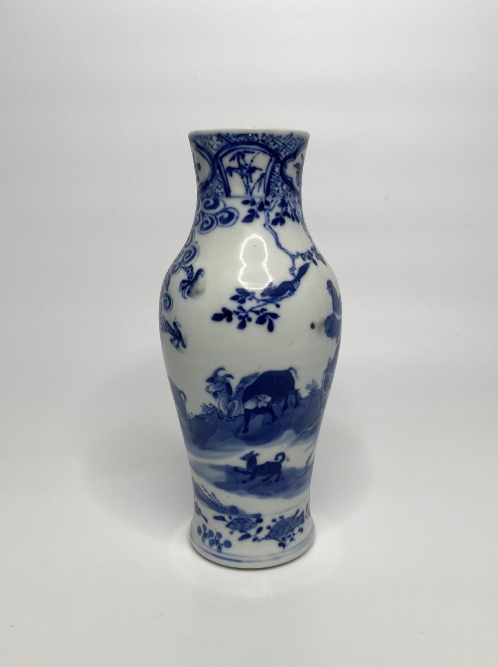 Chinese porcelain Zodiac vase, c. 1880, Qing Dynasty. View IV