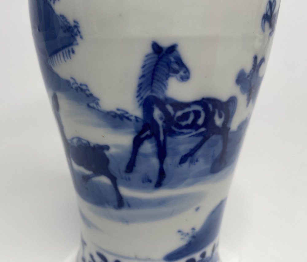 Chinese porcelain Zodiac vase, c. 1880, Qing Dynasty. View VII
