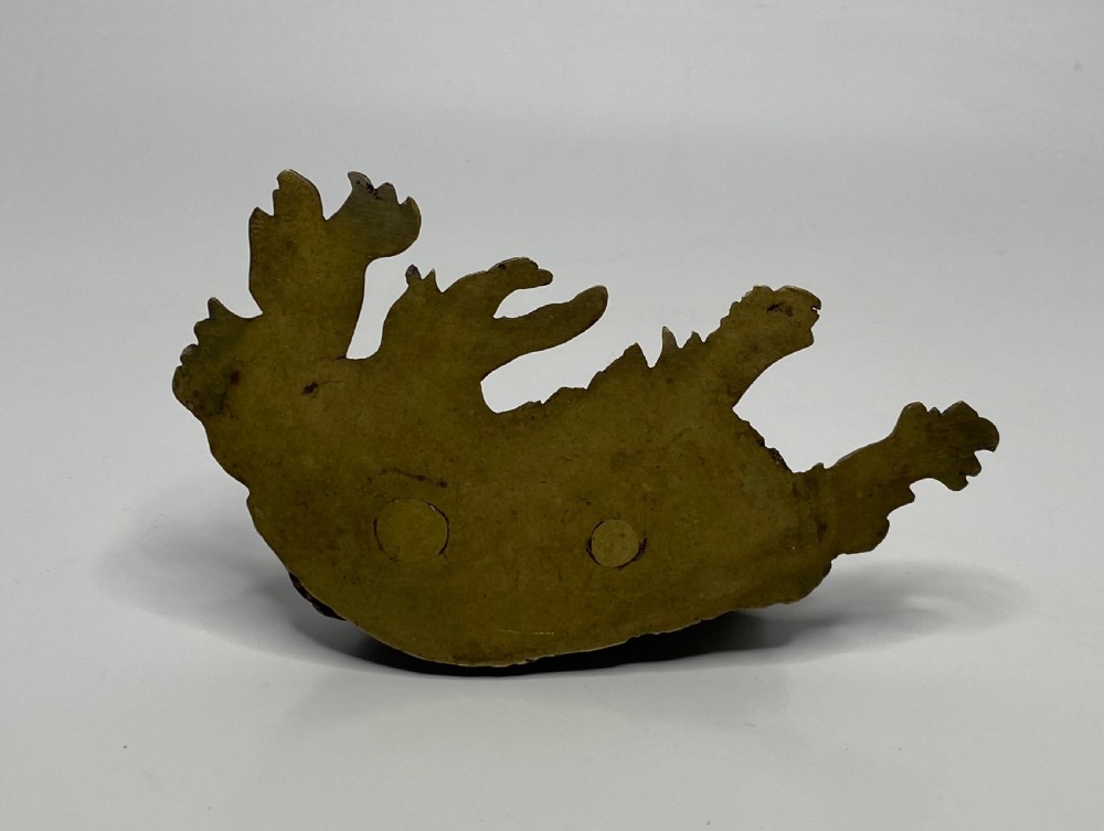 Bronze study of a recumbent Spaniel, c. 1840. View VI
