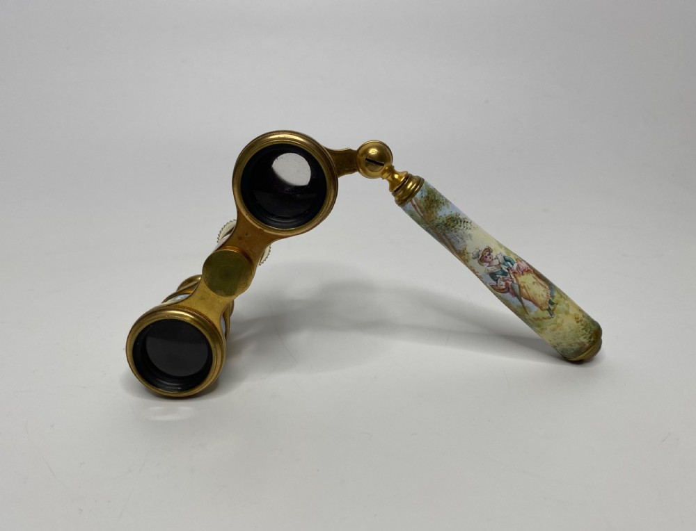 Viennese enamel opera glasses, c. 1900 View III