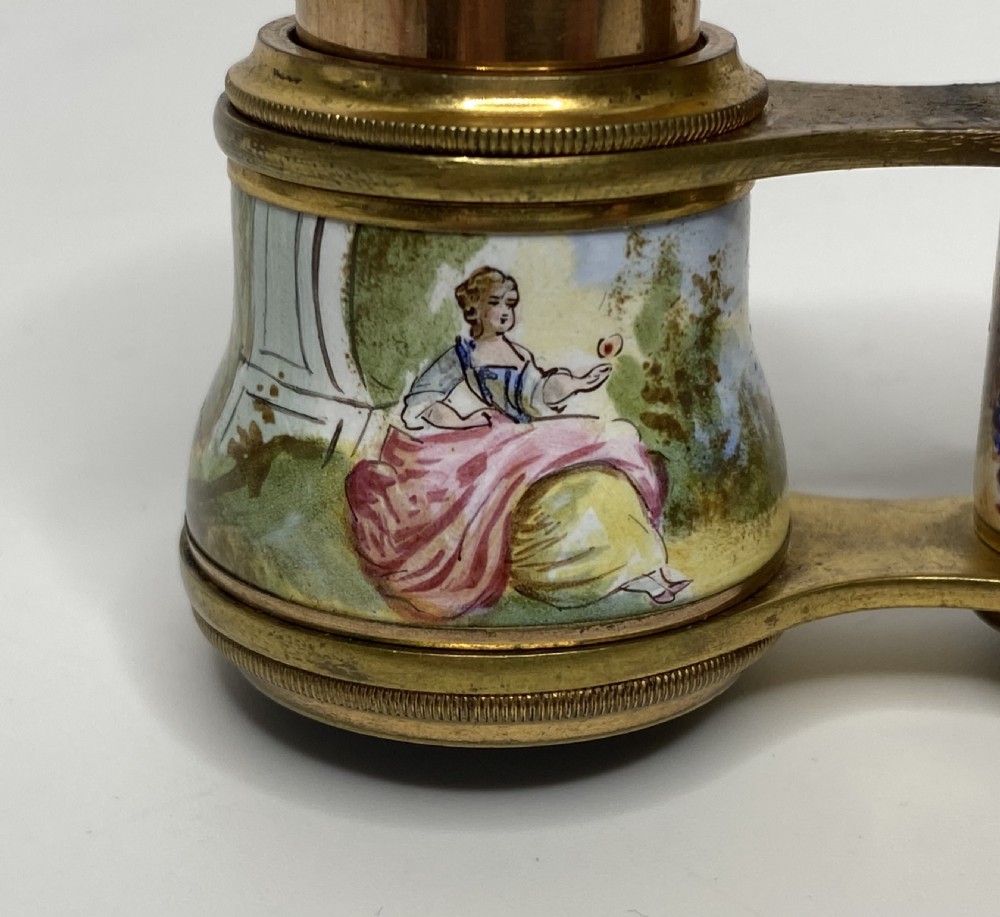 Viennese enamel opera glasses, c. 1900 View IV