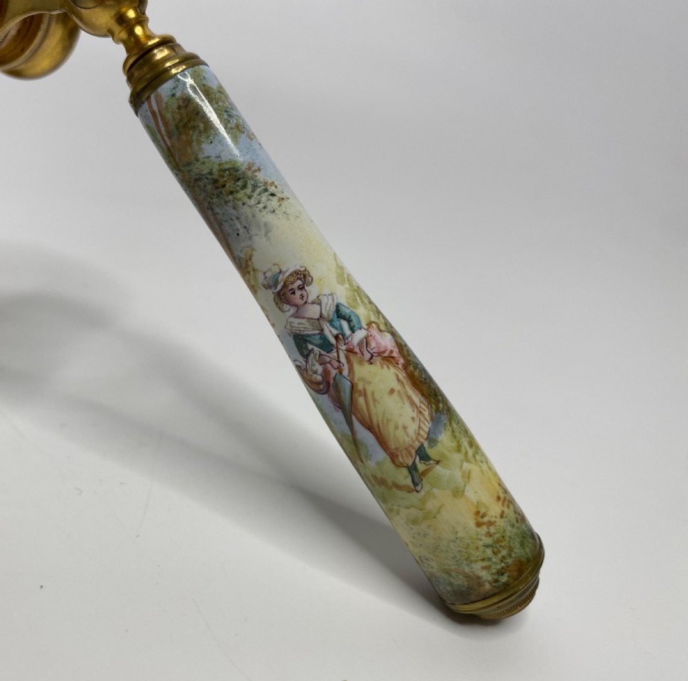 Viennese enamel opera glasses, c. 1900 View V