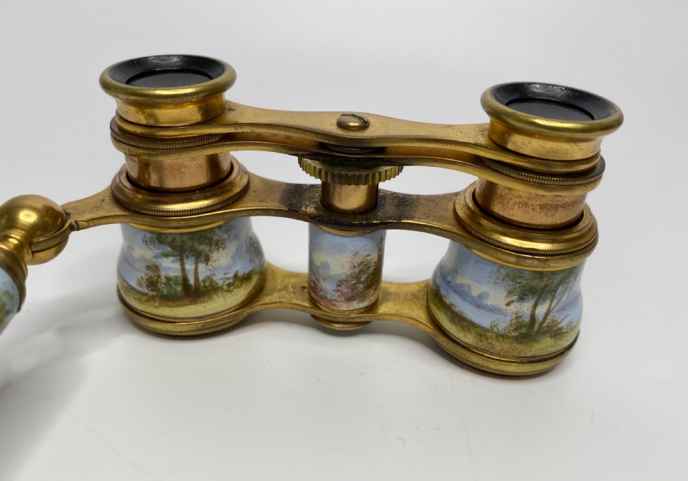 Viennese enamel opera glasses, c. 1900 View VI