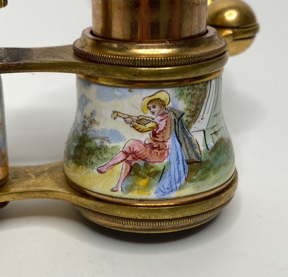 Viennese enamel opera glasses, c. 1900 View VII