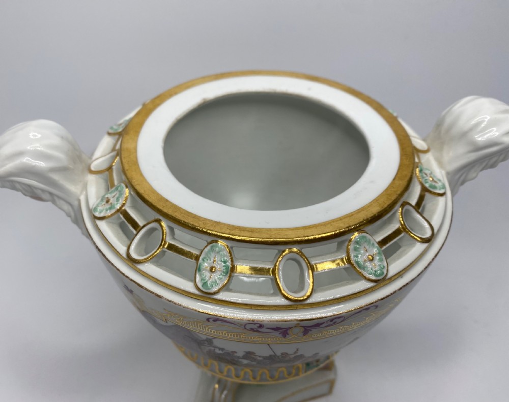 Pair Meissen pot pourri & covers, c. 1870. View XV