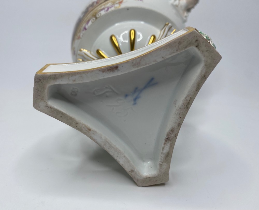Pair Meissen pot pourri & covers, c. 1870. View XVI