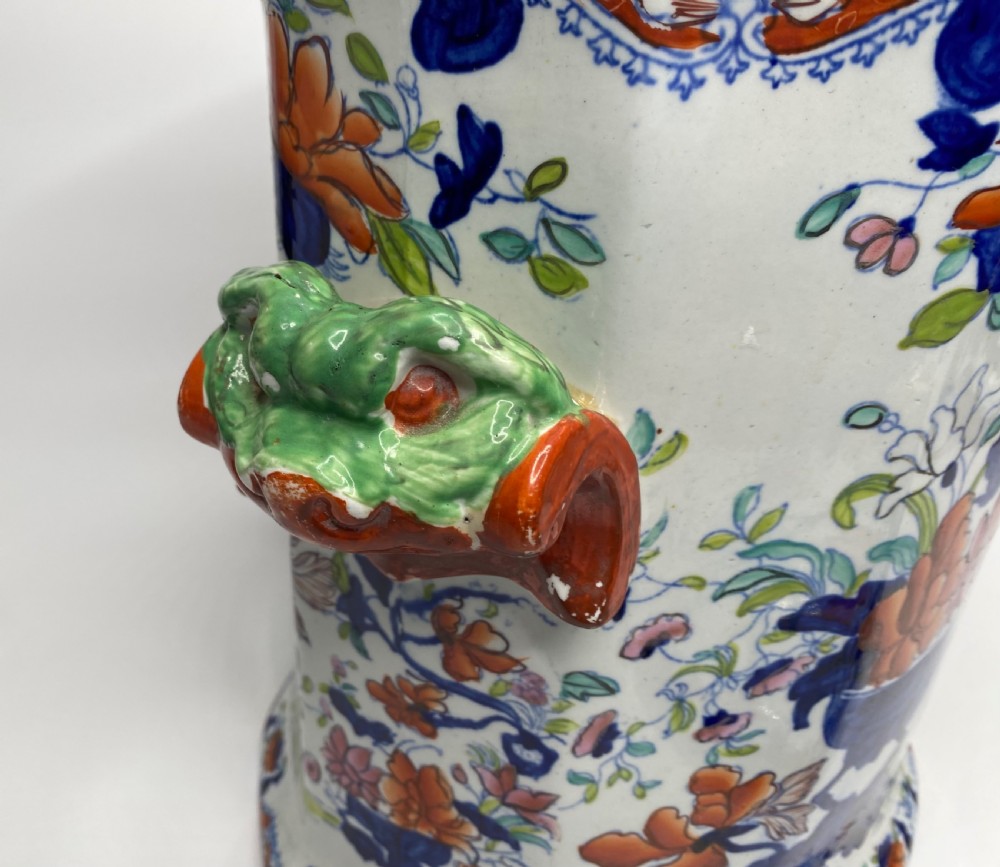 Masons Ironstone bread crock & cover, c. 1815. View VIII