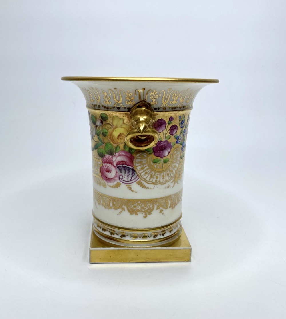 English porcelain spill vase, c. 1820. View IV