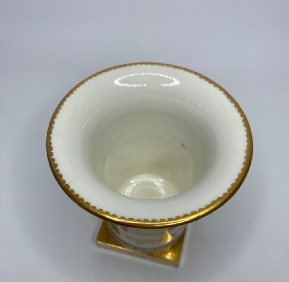 English porcelain spill vase, c. 1820. View V