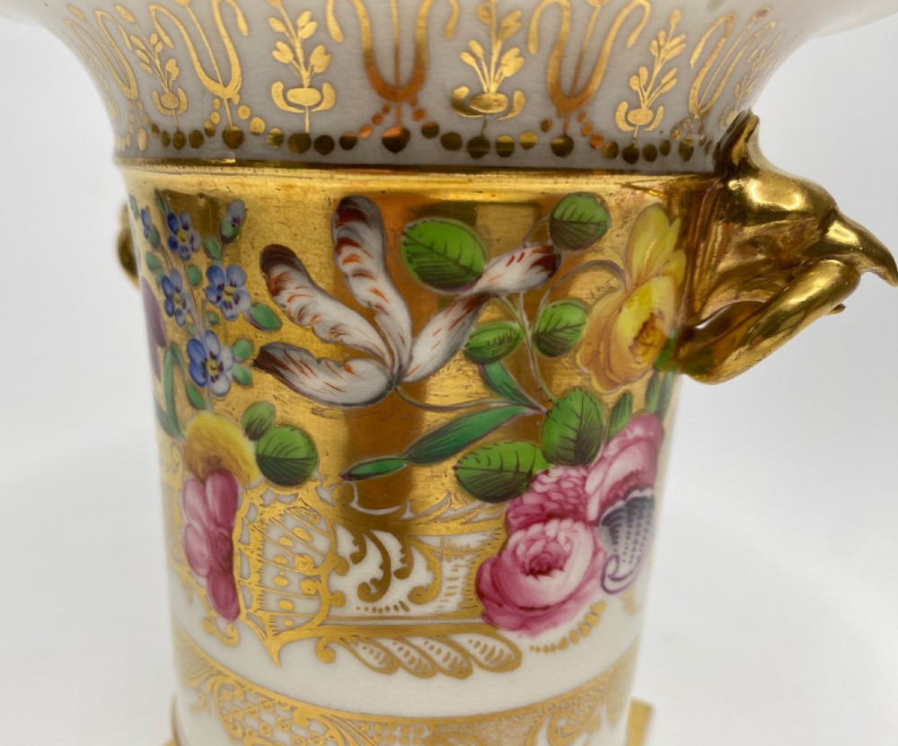 English porcelain spill vase, c. 1820. View VI