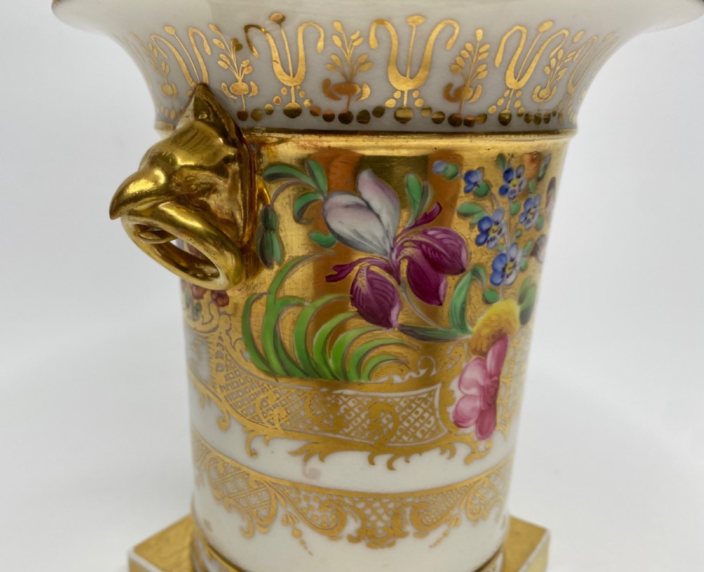 English porcelain spill vase, c. 1820. View VII