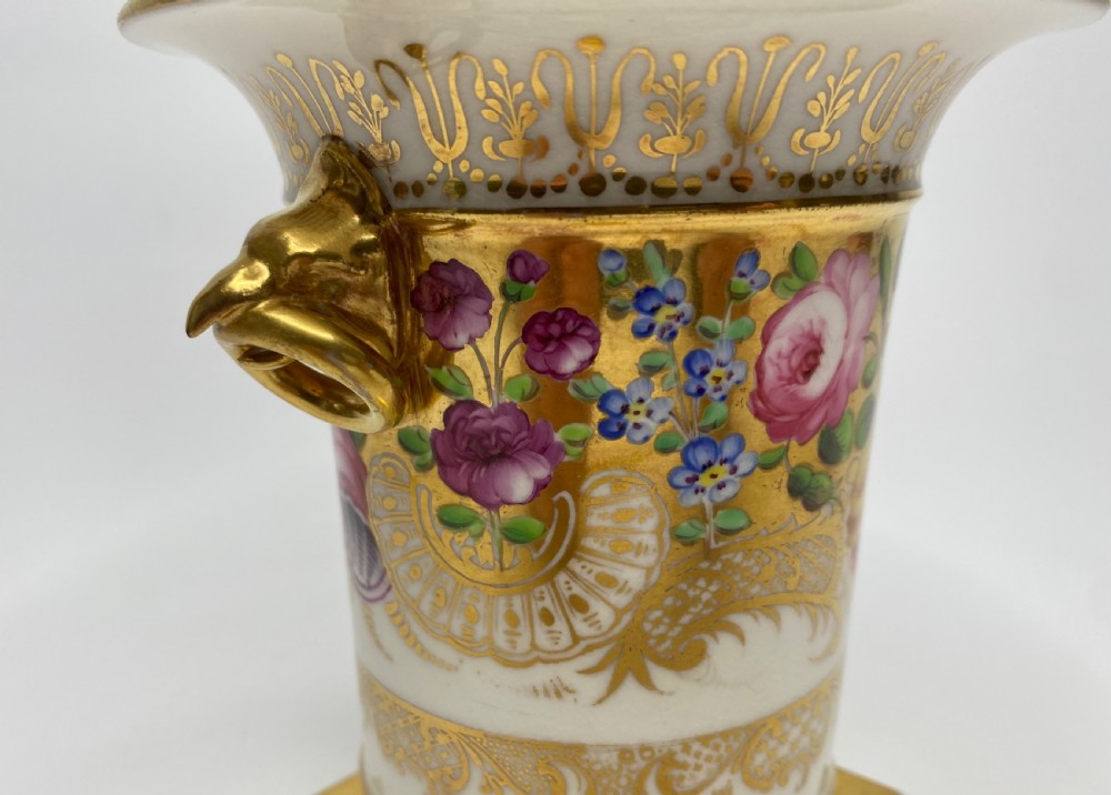 English porcelain spill vase, c. 1820. View IX