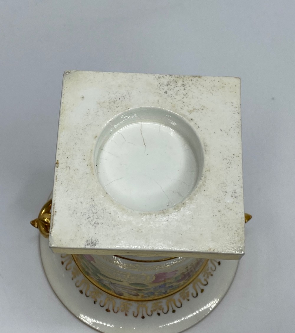 English porcelain spill vase, c. 1820. View X