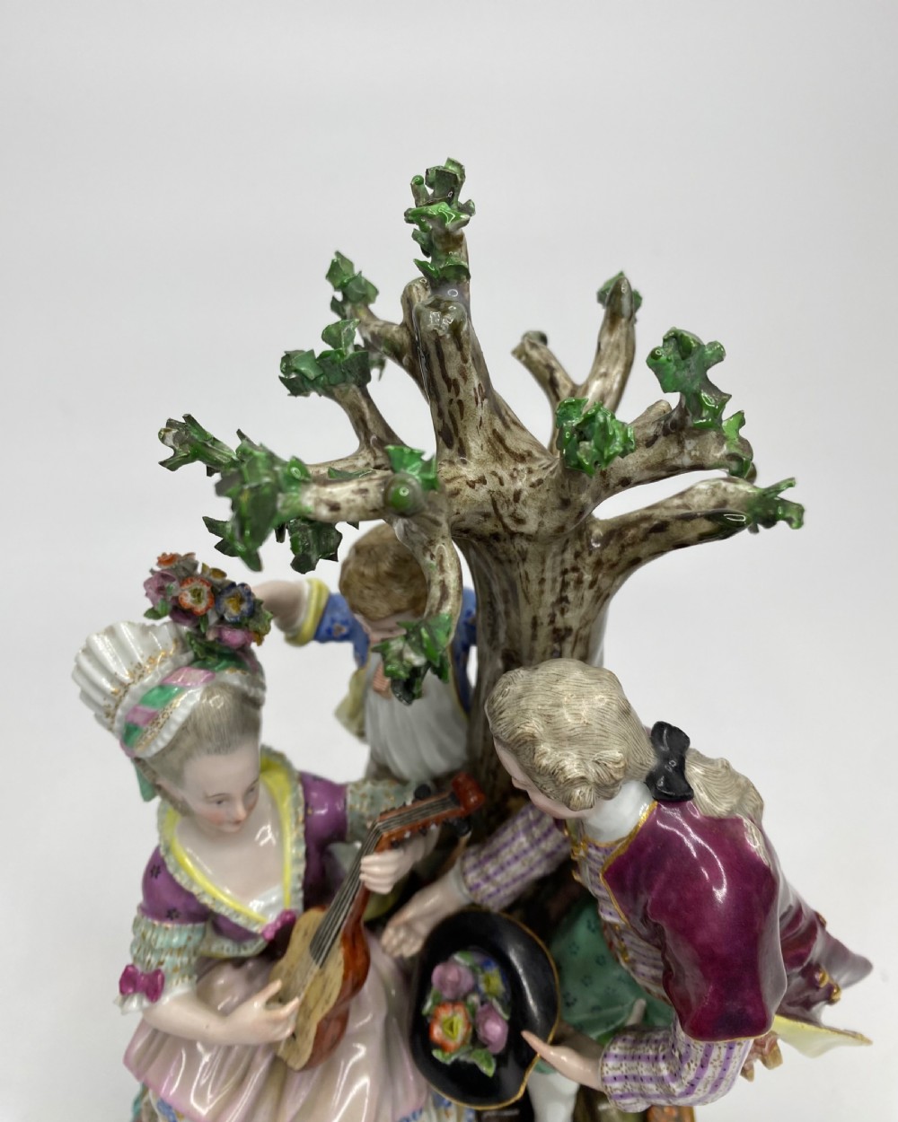 Meissen porcelain figure group, c. 1880. View VII