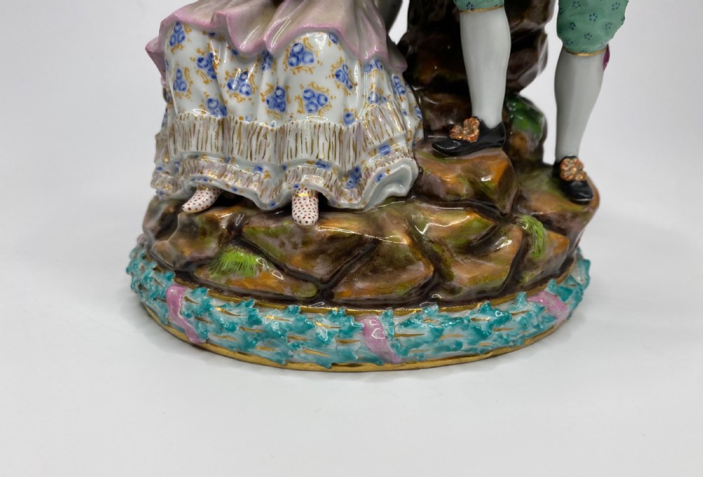 Meissen porcelain figure group, c. 1880. View VIII