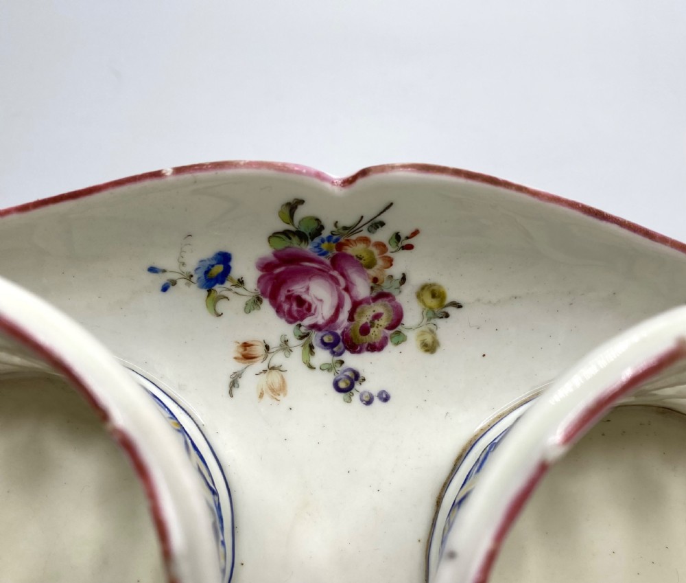 Mennecy porcelain cruet stand, c. 1755. View III
