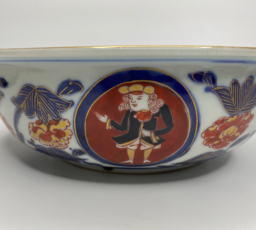 Imari Black Ship bowl, Japan, c. 1890, Meiji Period. View IX