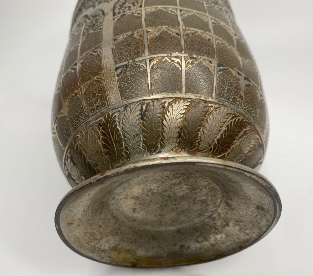 Bidri silver inlaid mortar, India, early 19th Century. View VII